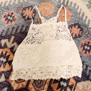 Floral Lace Halter Bralette